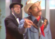 En el video Carrey interpreta a un cantante "country" que canta junto a Abraham Lincoln, John Lennon y Gandhi asesinados con armas de fuego